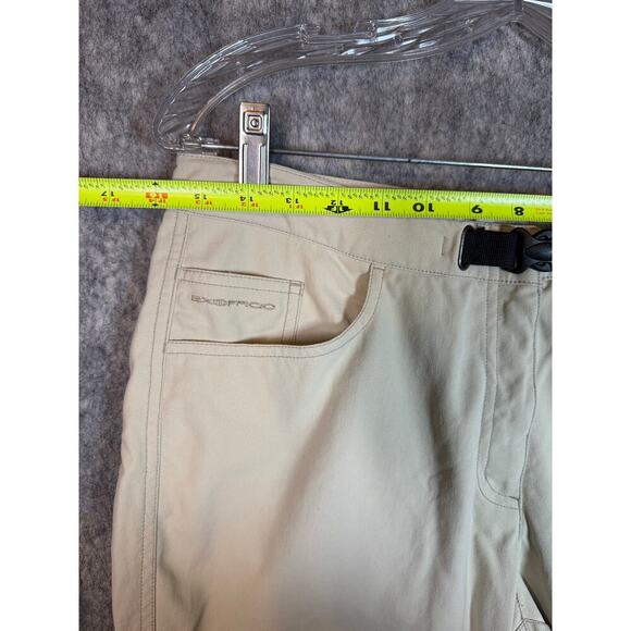 ExOfficio Womens Cropped Capri Length Belted Outdoor Hiking Pants - Size 10 - Picture 9 of 11